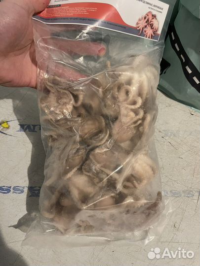 Осьминожки молодые очищенные 1кг
