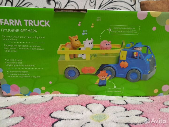 Игрушка машина ферма интерактивная