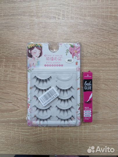 Накладные ресницы (+ клей)