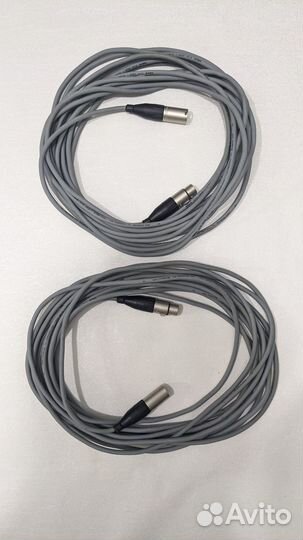 Микрофонный кабель 10 метров tasker C114 / 2*0.25