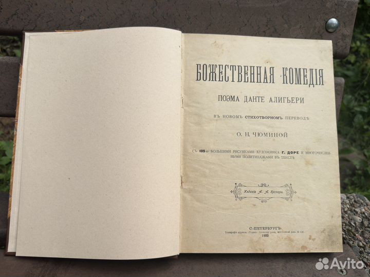 Божественная комедия Данте Алигъери 1900