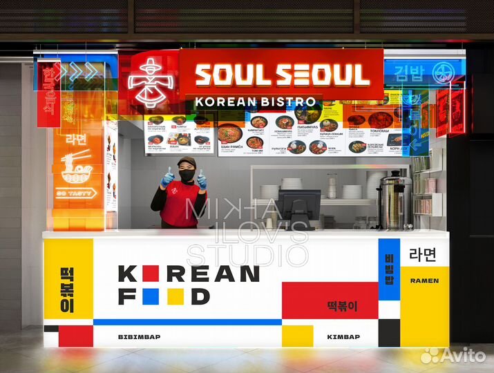 Торговый островок / корнер в ТЦ на заказ