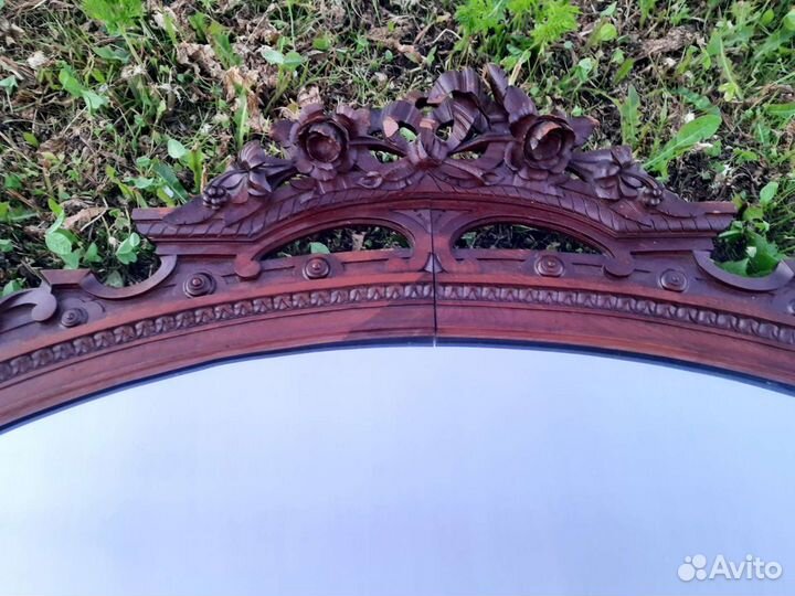 Старинное Антиикварное Настенное Зеркало N12