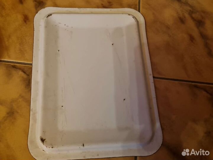 Лоток для холодца эмалированный СССР