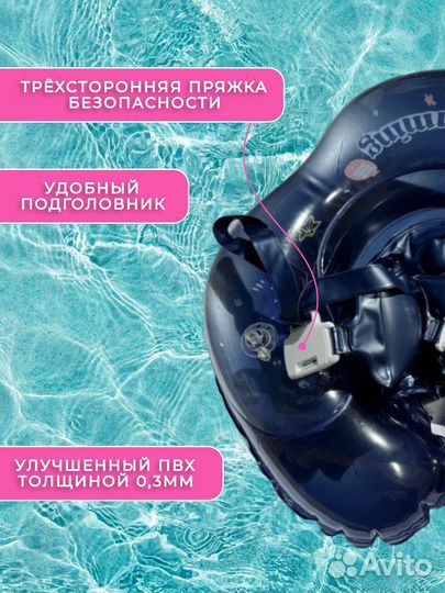 Круг надувной для плавания детский