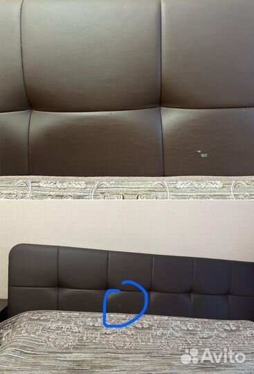 Кровать двухспальная бу 180 200 без матраса