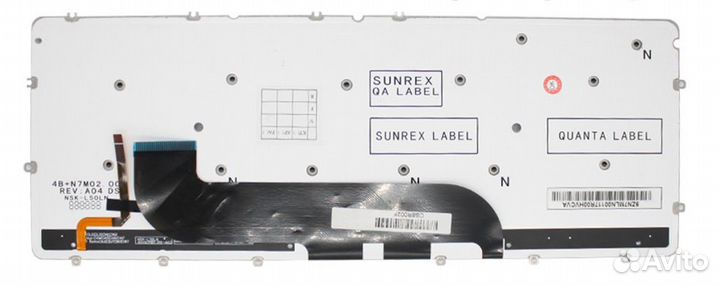 Клавиатура для ноутбука Dell XPS 12, 13 Черная с