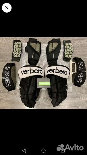 Хоккейные перчатки verbero dextra lll размер 14