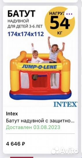 Надувной батут