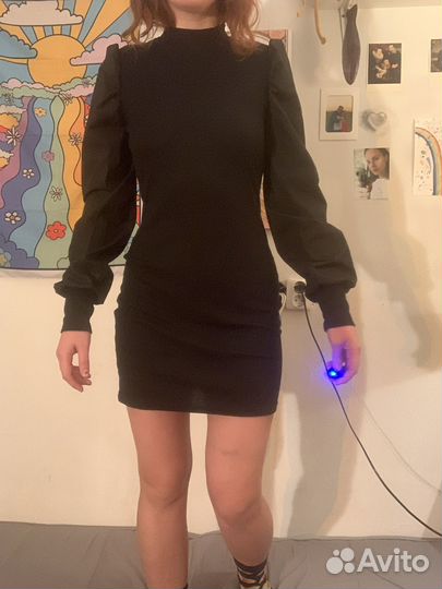 Вечернее черное платье 42/44