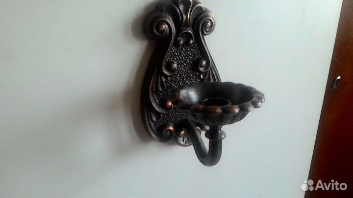 Подсвечник на 1 свечу времен СССР настенный винтаж