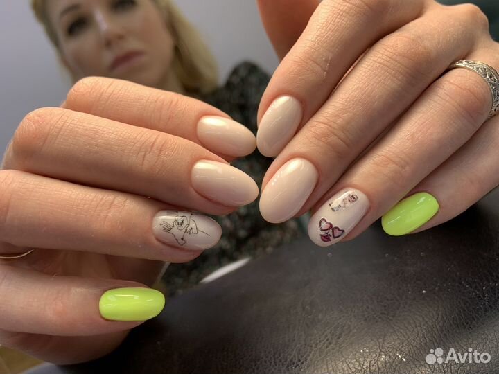4руки маникюр + педикюр