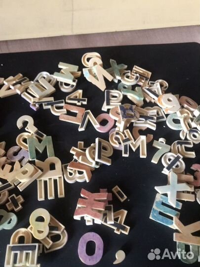Магнитный алфавит раритет