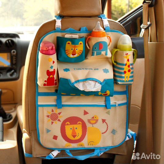 Органайзер на спинку сиденья складной