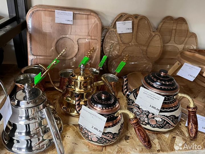 Чайник заварочный медный