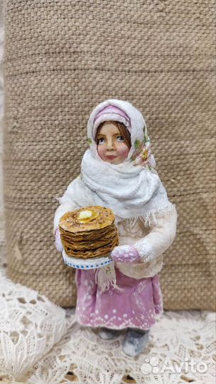 Ватные елочные игрушки