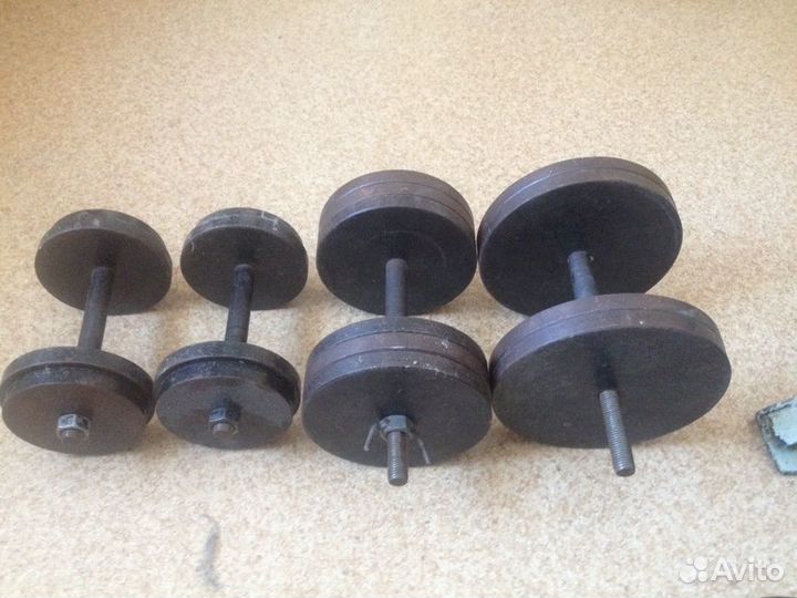 Штанги, гантели, стойка