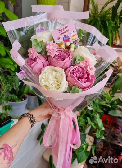 Букеты из мыльных цветов