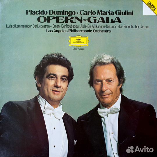 Пласидо Доминго, Carlo Maria Giulini Opern-Gala