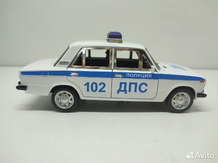 Машинка металлическая ваз 2106 Дпс