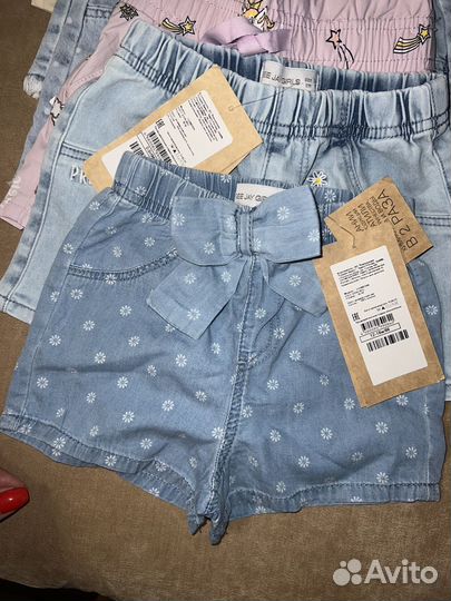 Новые шорты для девочки gloria jeans