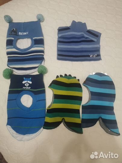 Шапка шлем для мальчика 48,50,52