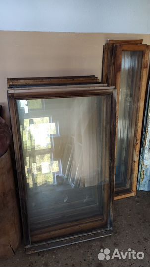 Деревянные оконные рамы бу