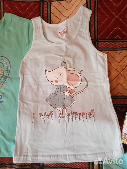 Вещи пакетом на девочку 116 122