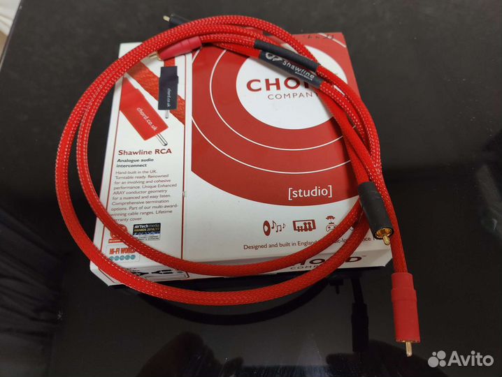 Кабель межблочный Chord Company Shawline 2rca 1м