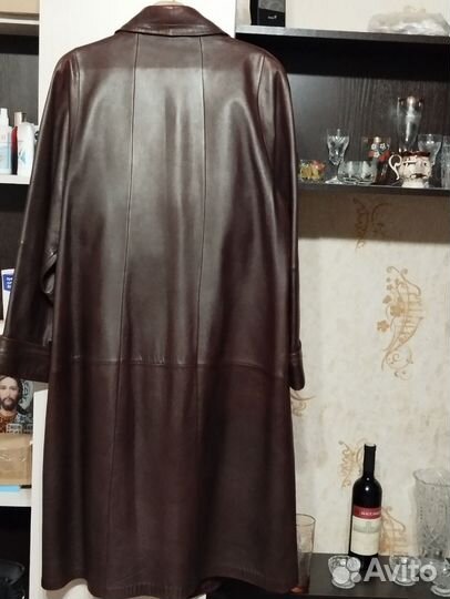 Кожаное пальто