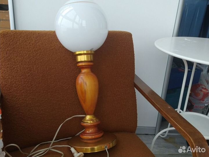 Лампа настольная СССР винтаж