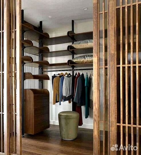 Раздвижные реечные перегородки