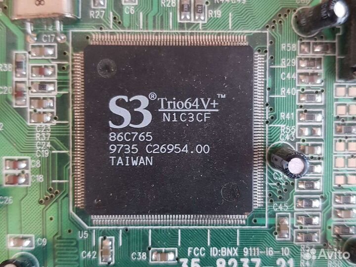 Видеокарта S3 Trio64v+ PCI