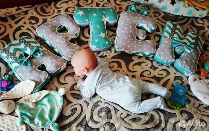 Буквы подушки