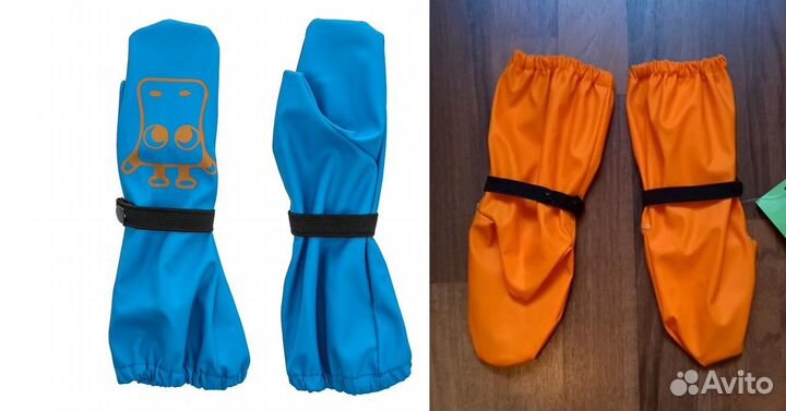 Новые резиновые краги на 1-7 лет из Финляндии