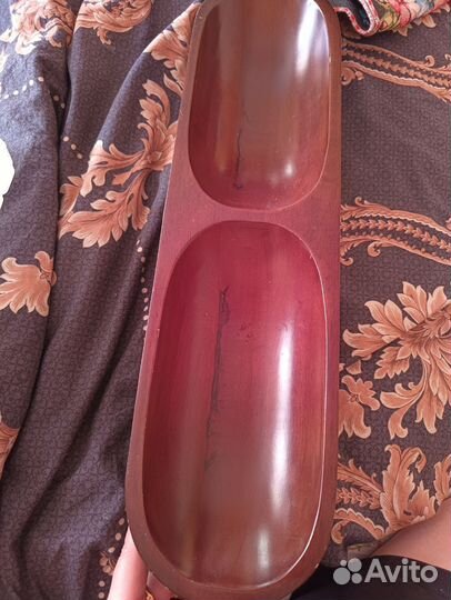 Ваза для фруктов Landbond, массив гевеи