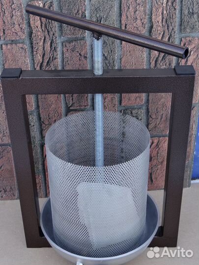 Соковыжималка-пресс, ручная винтовая, 12 л