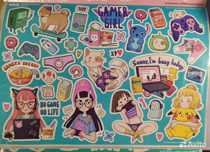 Стикеры nks A4