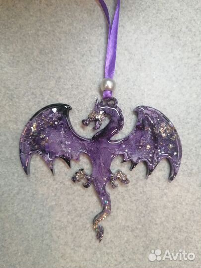 Елочные игрушки ручной работы из эпоксидной смолы