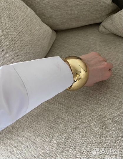 Браслет золотой крупный