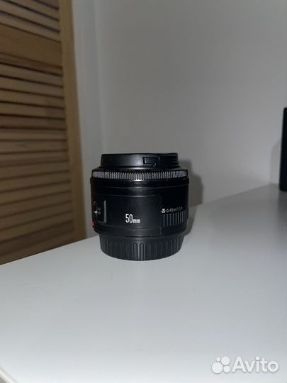 Объектив Canon 50 mm 1,8 f