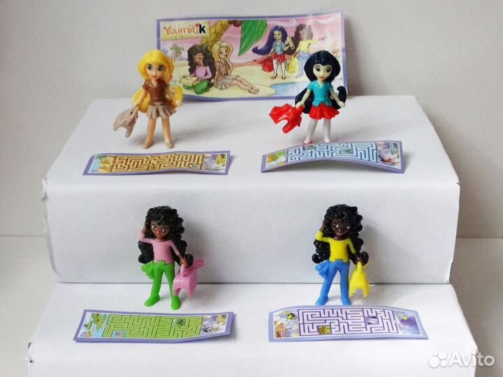 Киндер серии для девочек куколки, пупсы,русалки