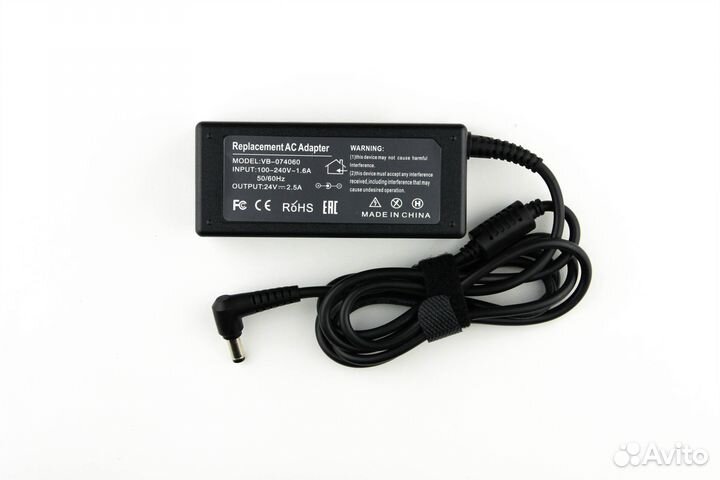 Блок питания 24V2.5A (5.5x2.5) 60W