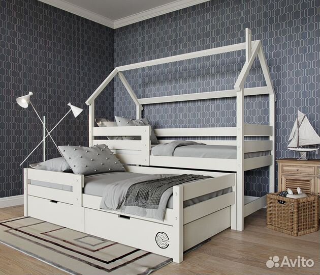 Детская кровать двухъярусная