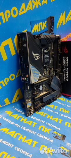 Топовая s1151v2 Asus Strix Z390-F Gaming