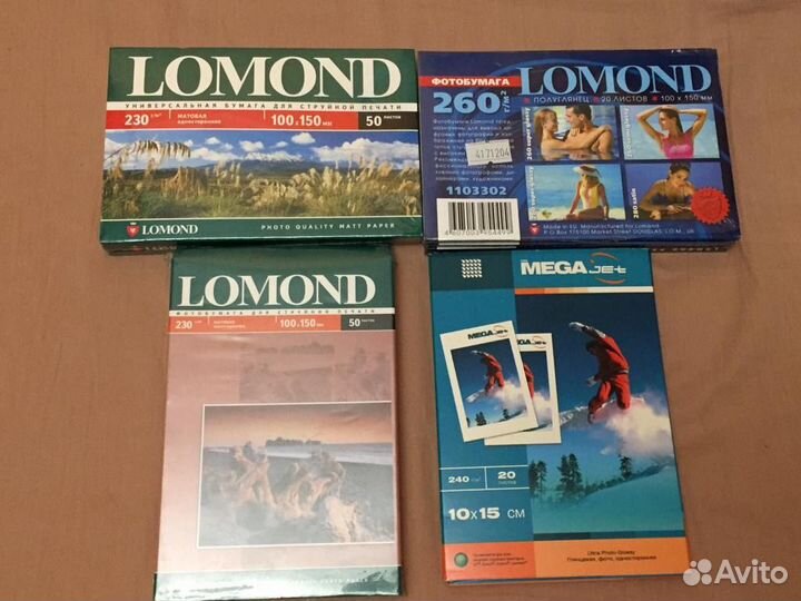 Фотобумага новая