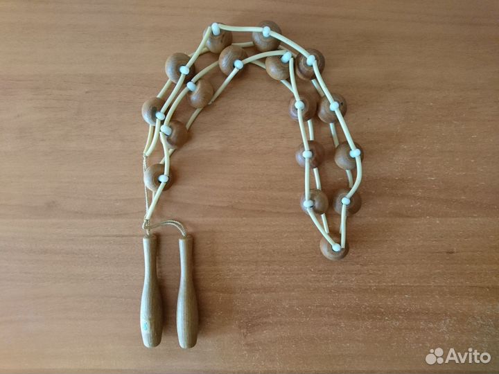 Массажер роликовый деревянный СССР