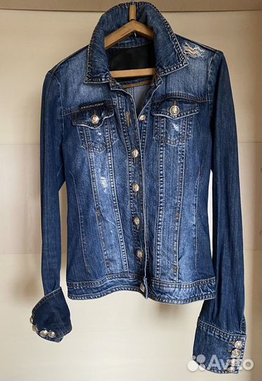 Джинсовая куртка Trukker. Philipp Plein. Италия