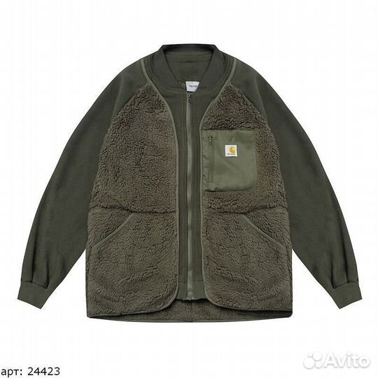 Шерпа куртка Carhartt Зеленая