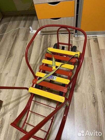 Детские санки с колесами